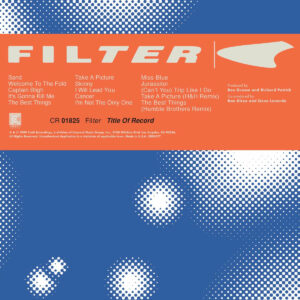 FILTER. TITLE OF RECORD (20TH ANNIVERSARY)