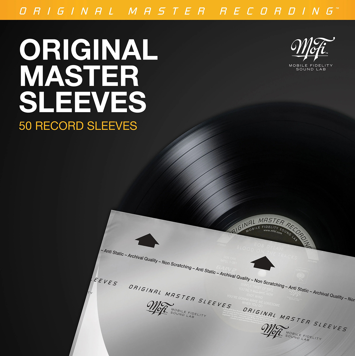 MOFI ORIGINAL MASTER SLEEVES FUNDAS INTERIORES ANTI ESTATICA