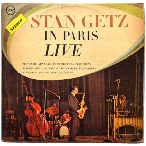 STAN GETZ. IN PARIS LIVE