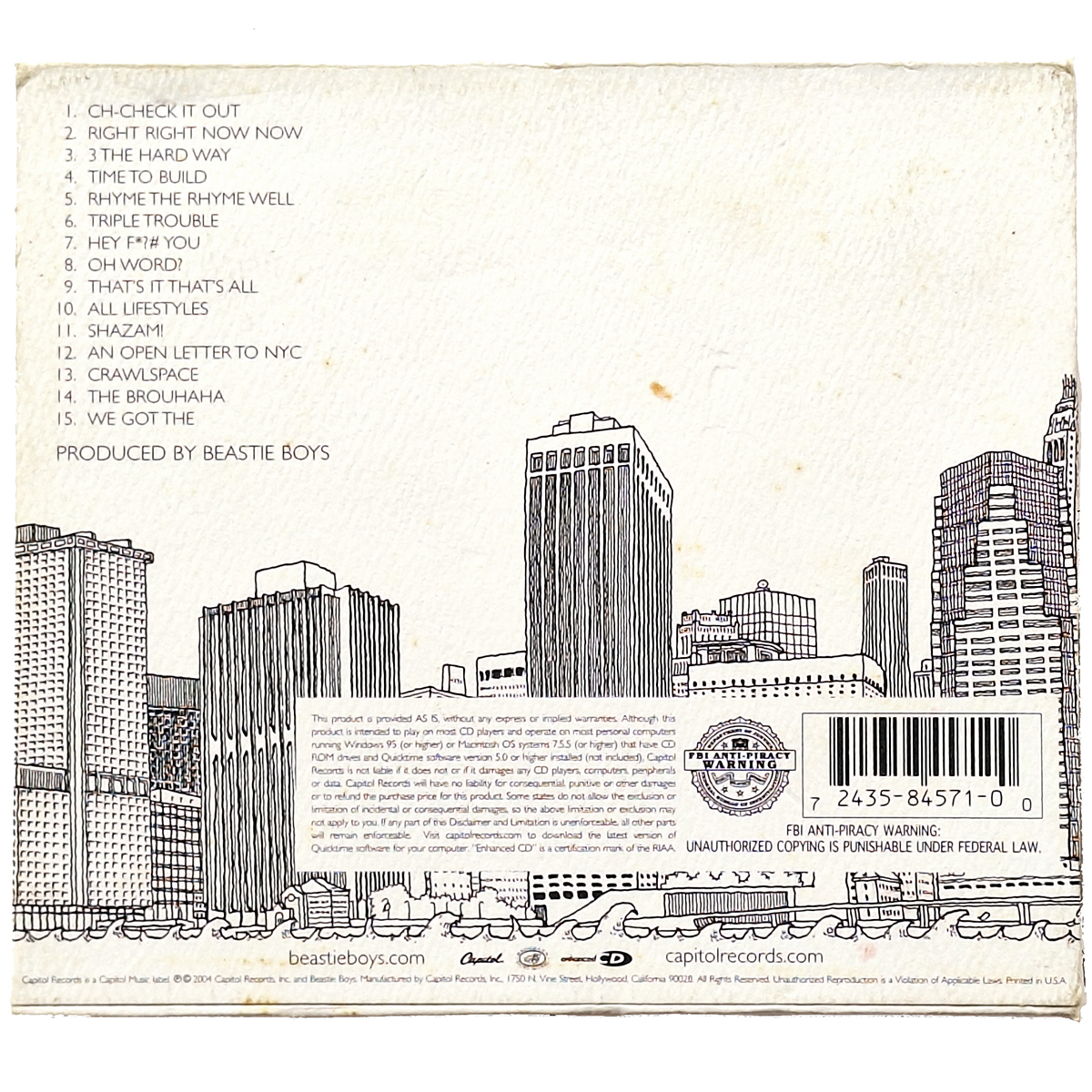 BEASTIE BOYS. TO THE 5 BOROUGHS - Imagen 2