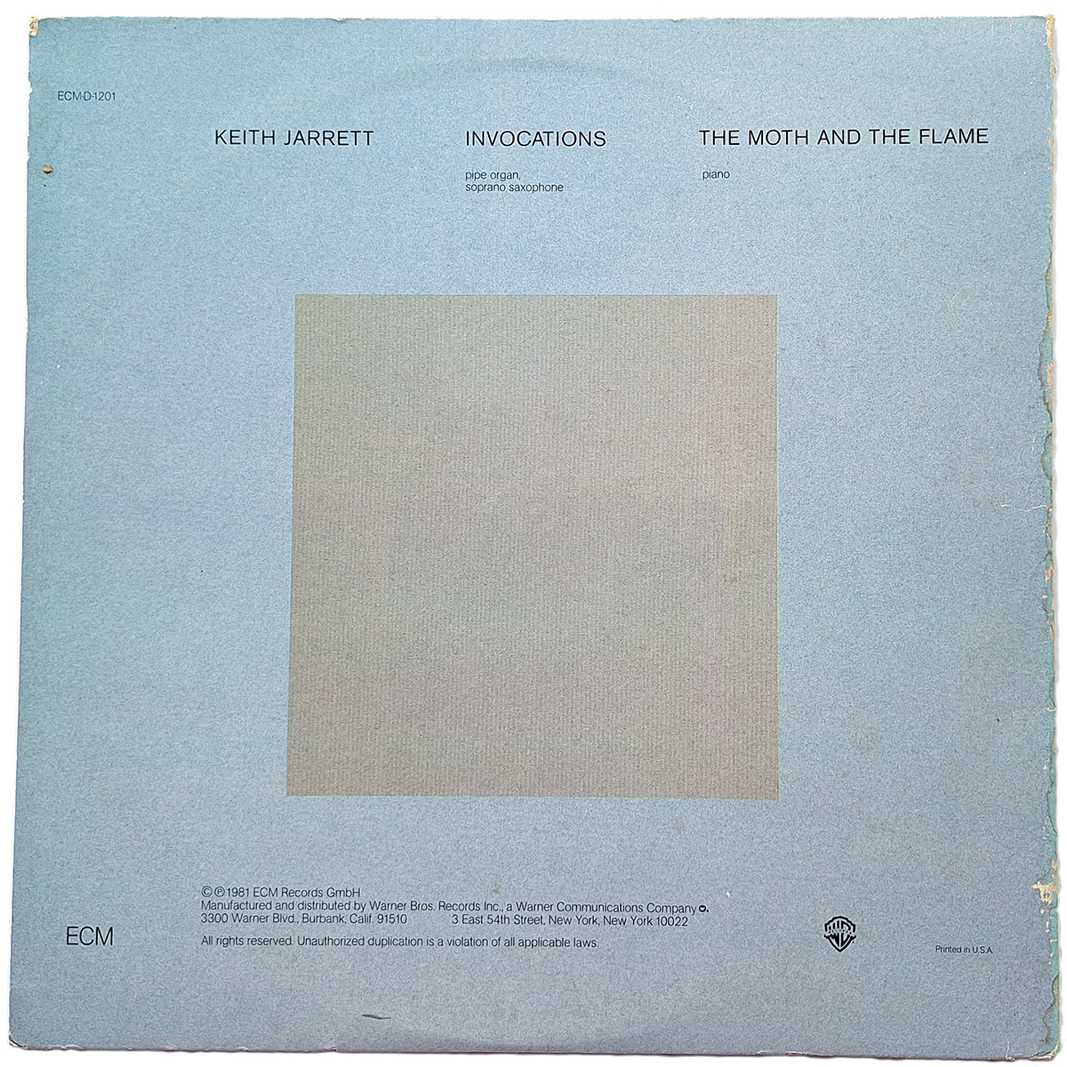 KEITH JARRETT. INVOCATIONS / THE MOTH AND THE FLAME - Imagen 4
