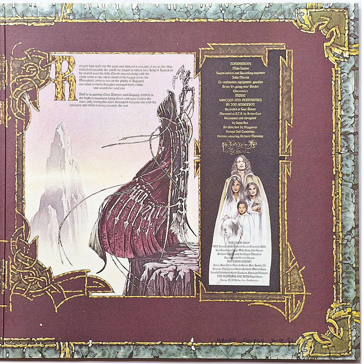 JON ANDERSON. OLIAS OF SUNHILLOW - Imagen 3