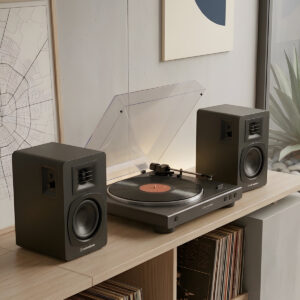 COMBO AUDIO TECHNICA TOCADISCO AT-LP60X + PARLANTES AT-SP3X