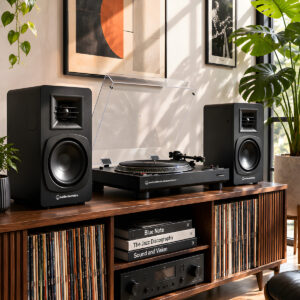 COMBO AUDIO TECHNICA TOCADISCO AT-LP120XUSB + PARLANTES AT-SP3X